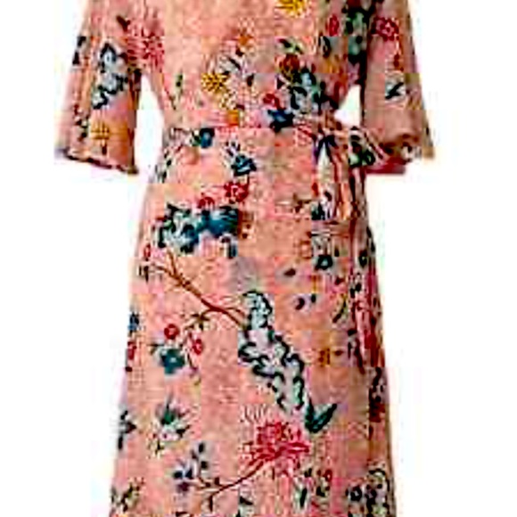 ANTHROPOLOGIE ADELAIDE WRAP DRESS by MAEVE - Picture 3 of 3